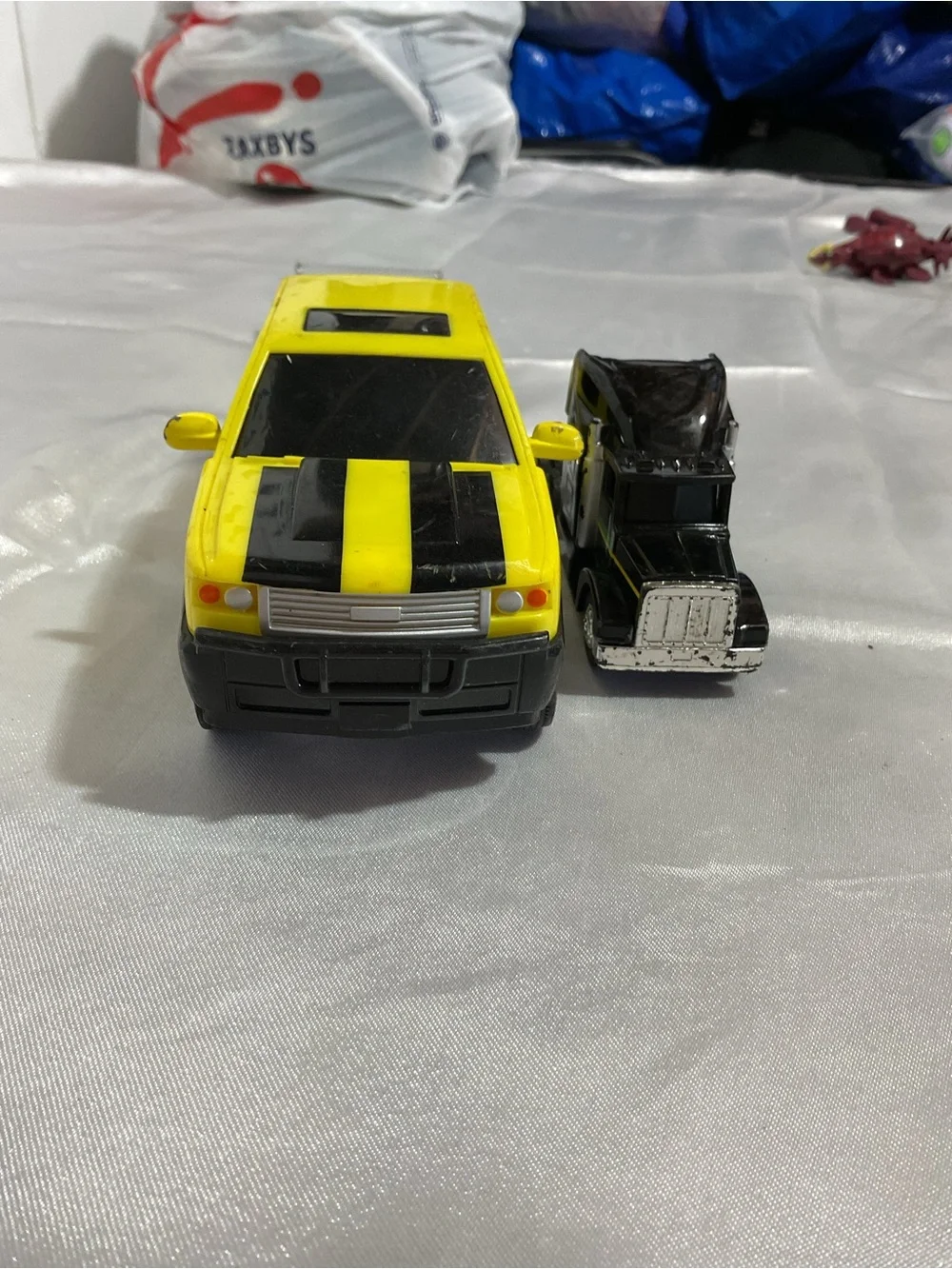 Yellow and Black Racing Toy Truck - Kids Toy Vehicle